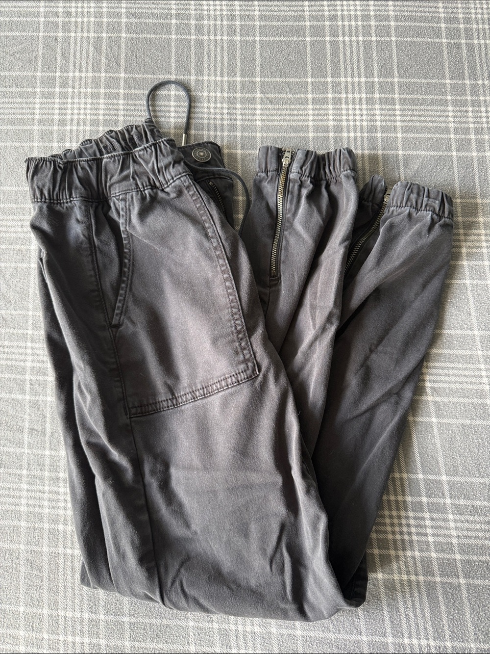 American Eagle Outfitters Women’s Jogger Pants - Charcoal/Black